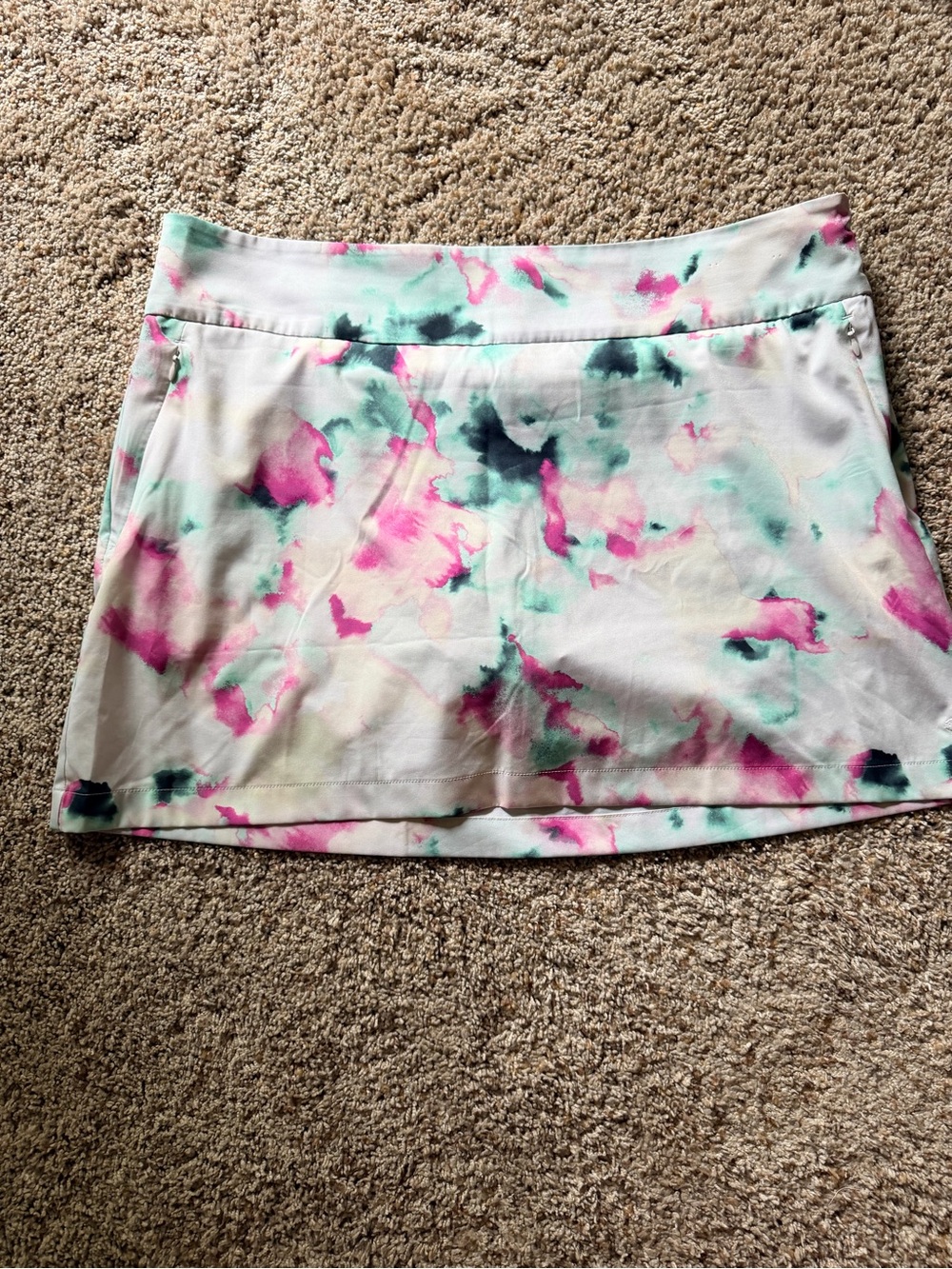 Watercolor Golf Skort